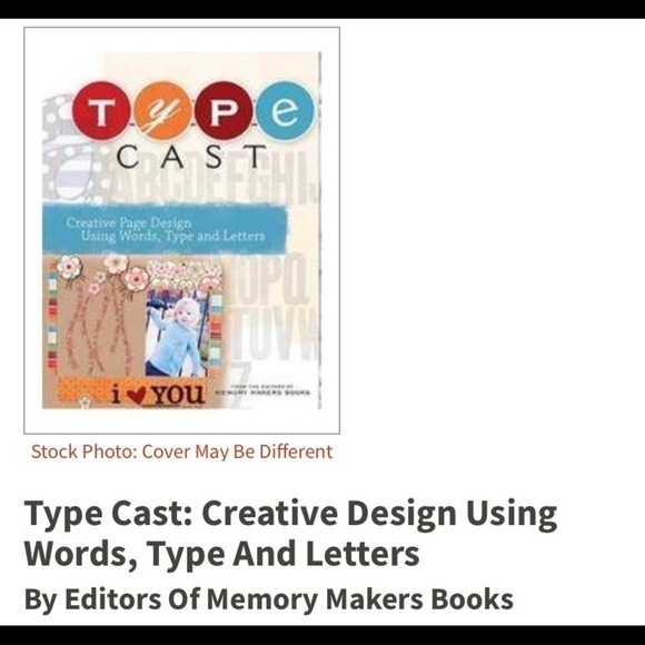Type Cast: Creative Design using Words, Type and Letters by Memory Makers - Picture 2 of 2